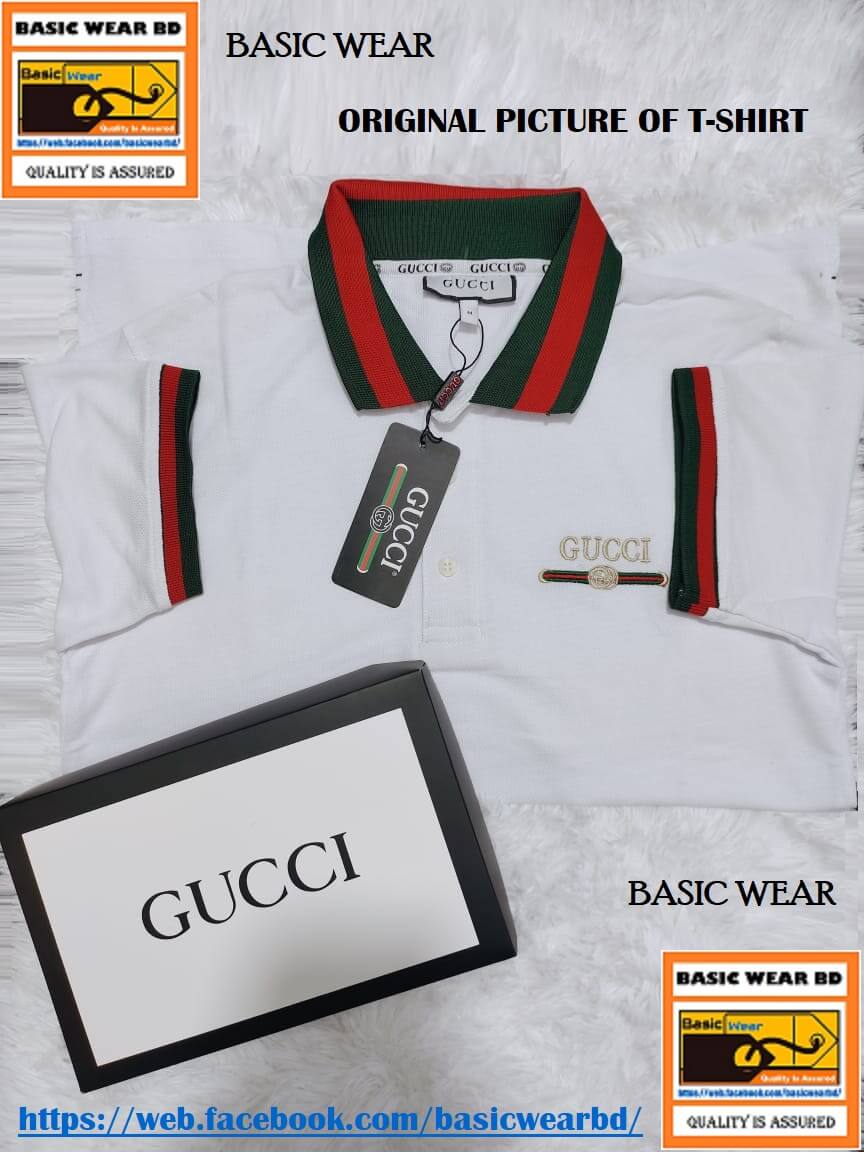 Gucci Polo Shirt Mens Super Premium Half Sleeve - Basic Wear